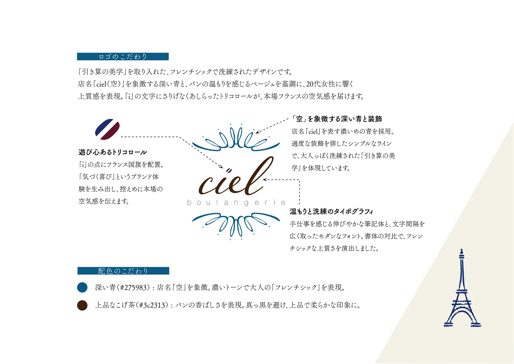 フランスパン専門店「ciel」 制作紹介 2／3