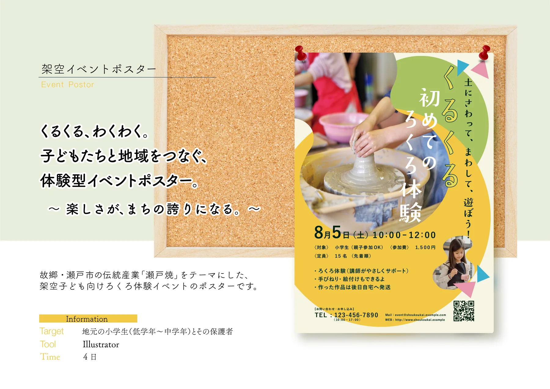 架空イベントポスター 制作紹介 1／2